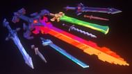 Nongko's 3D Weapons texture pack (Image via CurseForge)